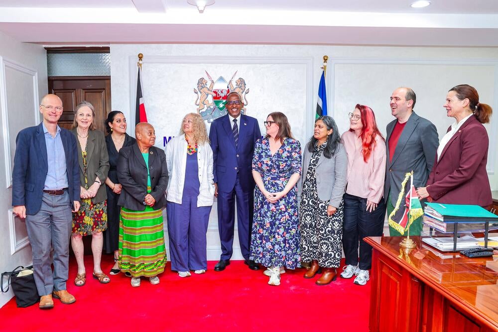 Photo: Members of the UK APPG during a courtesy call on Health Cabinet Secretary Hon. Aden Duale