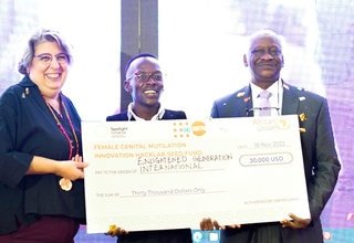 Mack Marangu's innovation was among two innovative solutions that were awarded the FGM Innovation Hacklab prize