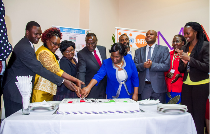 The official launch of the Midwives Association of Kenya officiated by Kenya’s Health Cabinet Secretary in Eldoret, Kenya. Photo by UNFPA KENYA