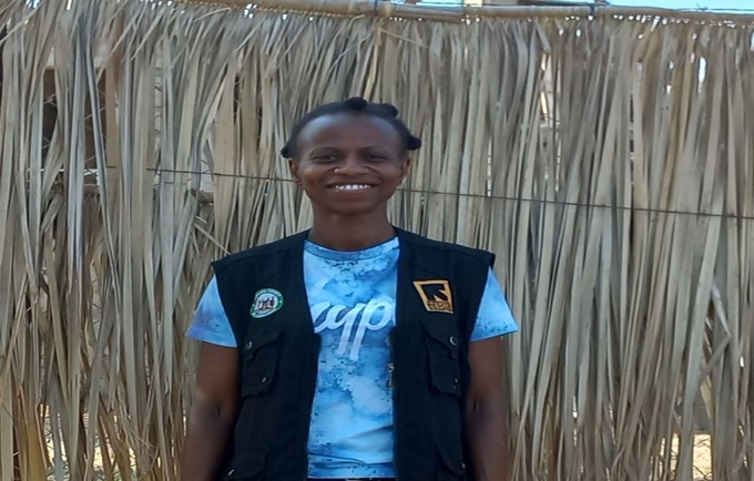 Ruth Ndwiga is a Reproductive Health Assistant working in Turkana County