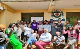 Participants in the Tujijenge Tujilinde Initiative in Kibera 