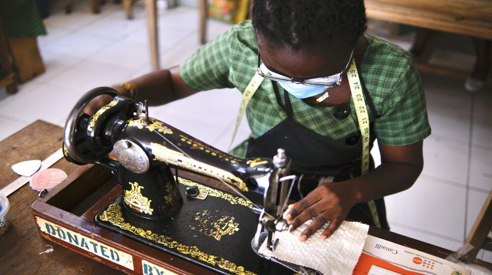 The pilot programme aims to provide young women with practical skills in the fashion industry.