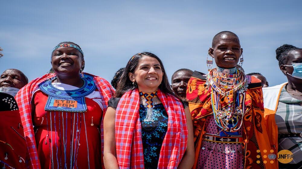 UK International Ambassador for Human Rights, H.E Ms. Rita French and Anti-FGM Board CEO Bernadette Loloju visit community-based organization  Illaramatak Community Concerns that is working to end FGM in Kajiado County